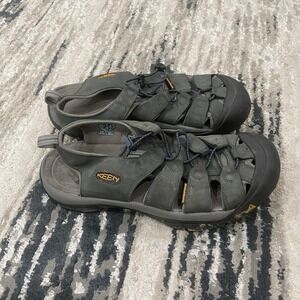 KEEN Newport H2 Shoes Mens 11 M Gray Hiking Waterproof Sandals 1008399 Read